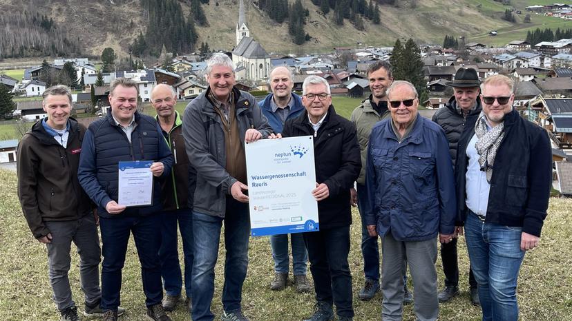 Wassergenossenschaft Rauris erhält "Neptun"-Preis