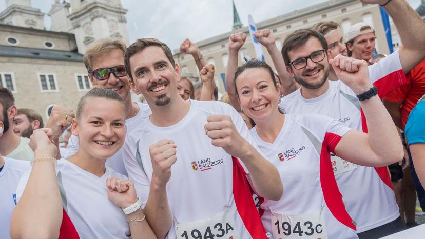 Starkes "Team Land Salzburg" beim Businesslauf 2025