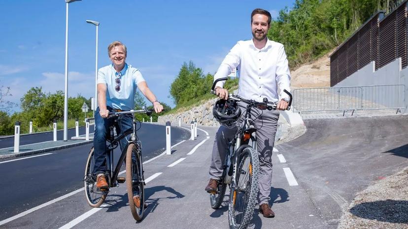 Neuer Radweg in Thalgau