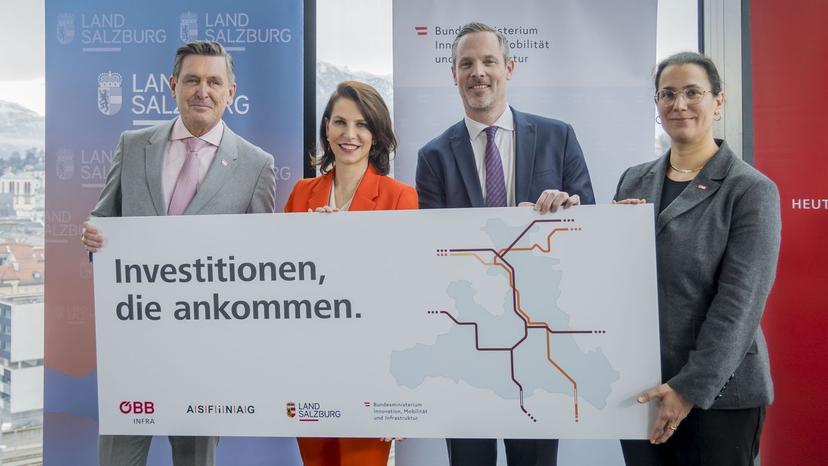 Salzburg erhält 360 Millionen Euro schweres Mobilitätspaket
