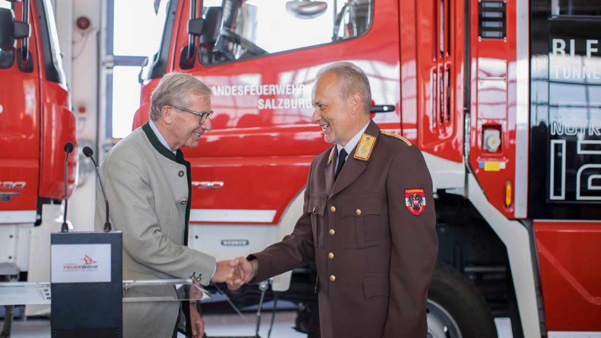 Günter Trinker ist wieder Landesfeuerwehrkommandant