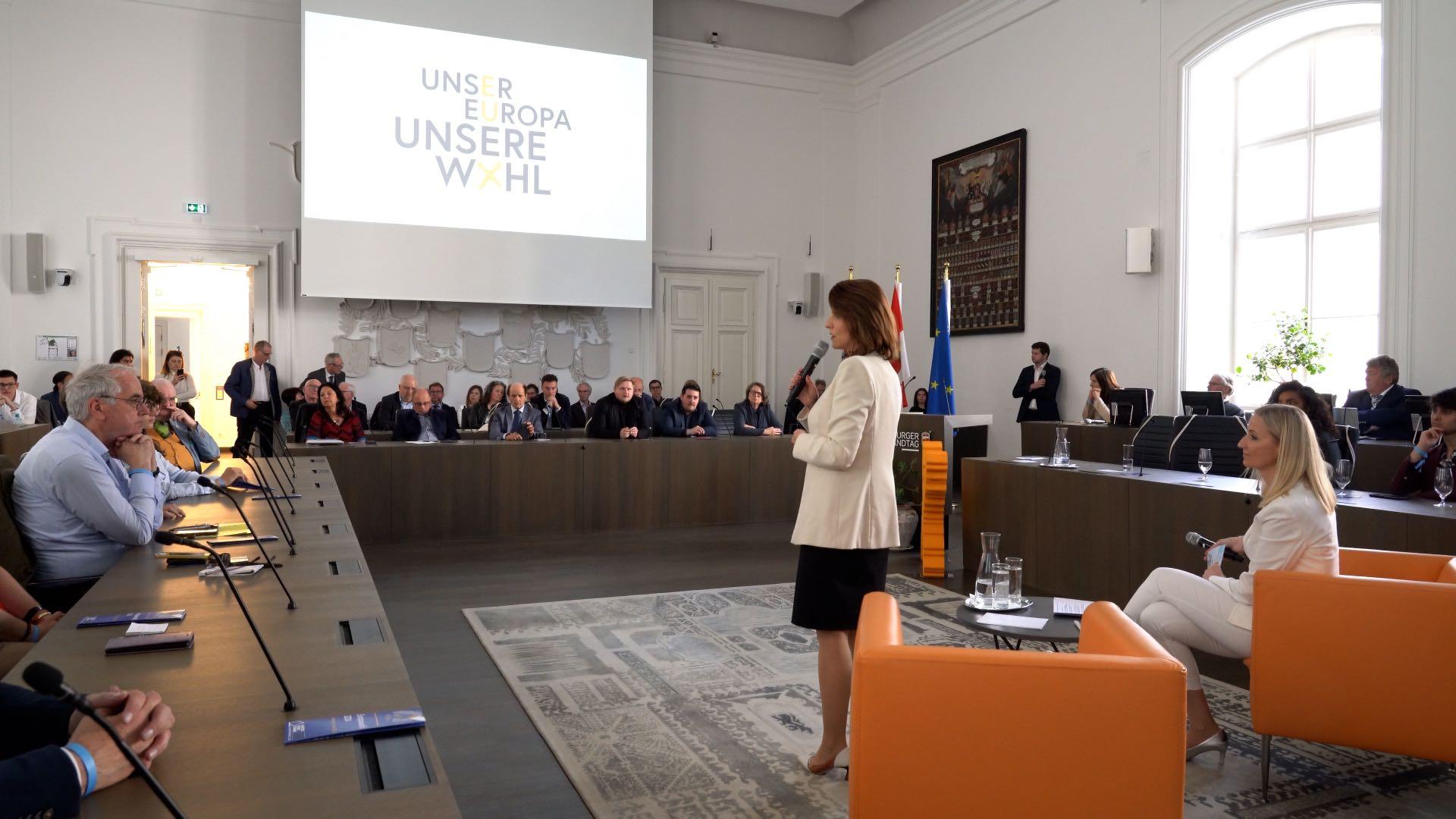 Lebhafte Diskussion zur EU-Wahl 2024