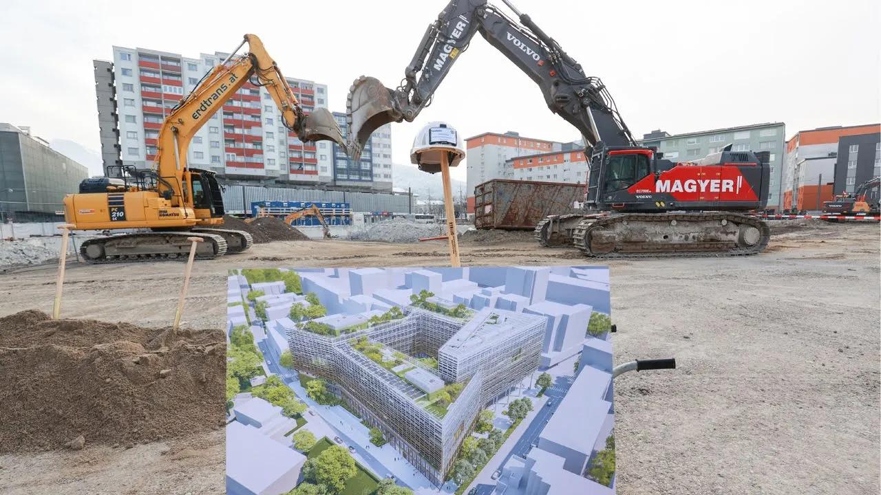 Spatenstich zum neuen Landesdienstleistungszentrum