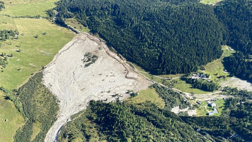 Berge über Rauris sind in Bewegung