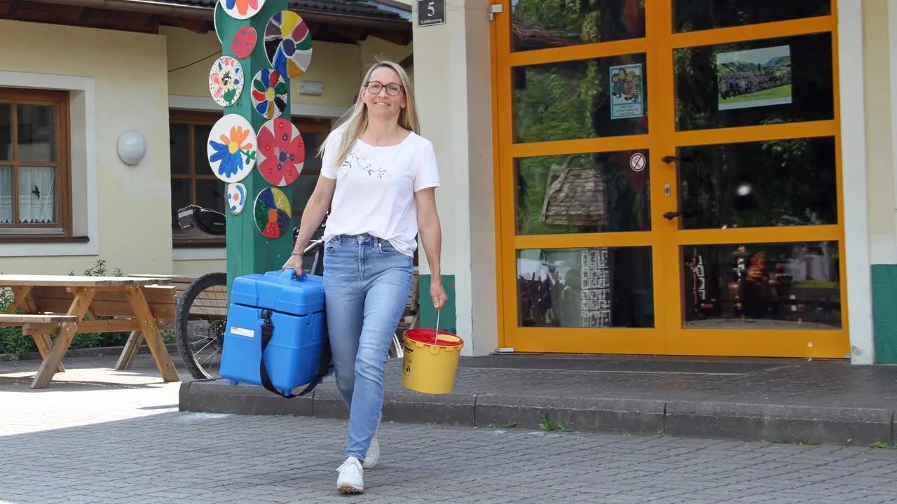 Amtsärztin Dr. Landmann unterwegs im Pinzgau