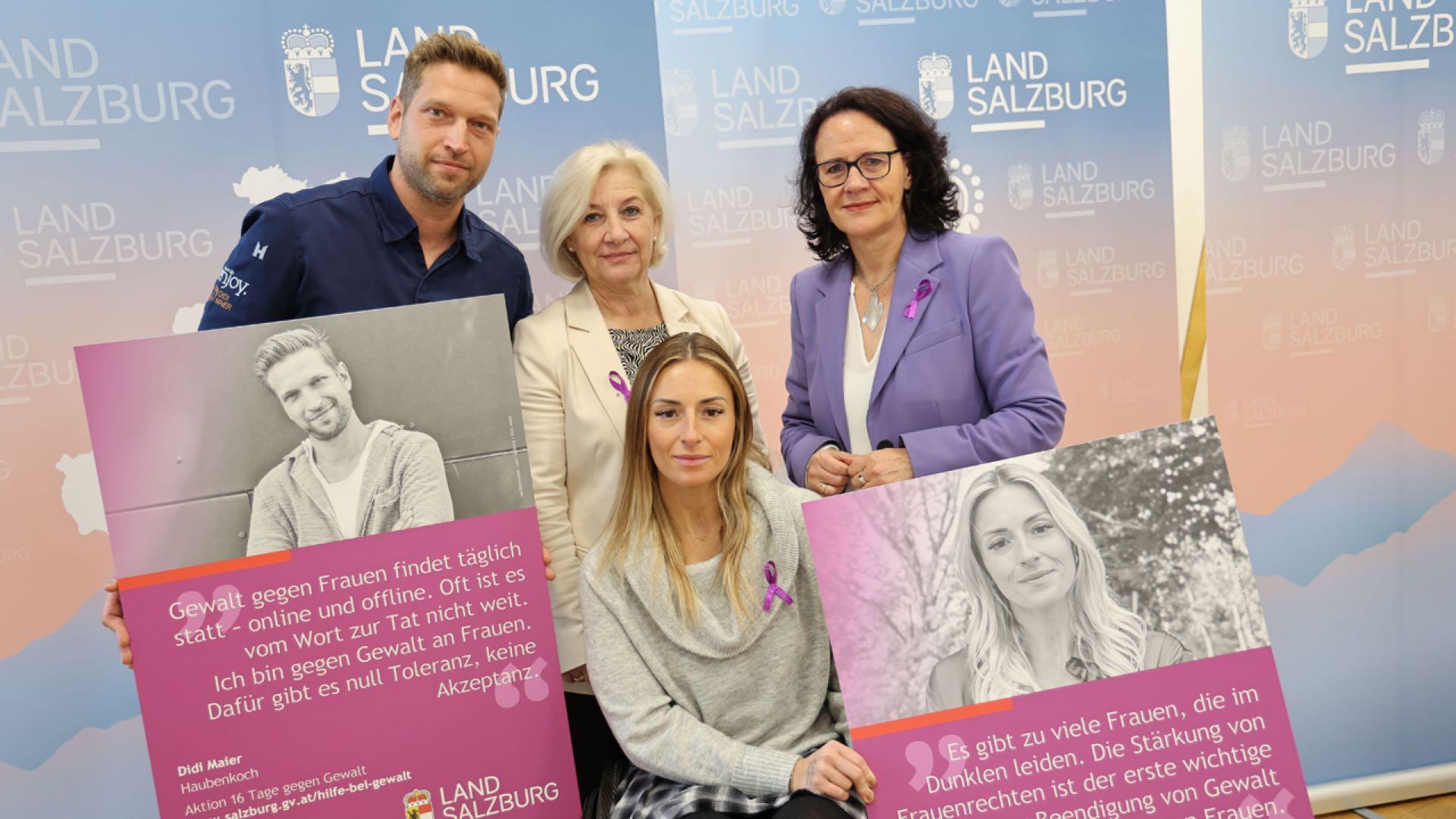 Kampagne des Landes: "16 Tage gegen Gewalt" 