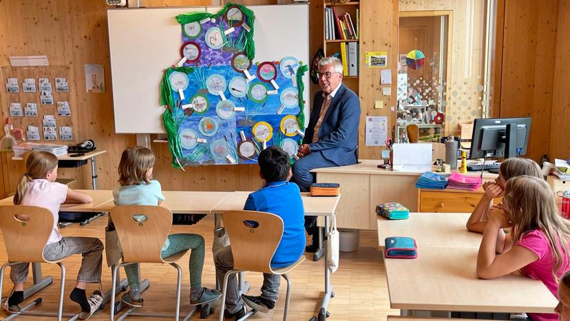 Trinkwasserschule in der Volksschule Hallwang