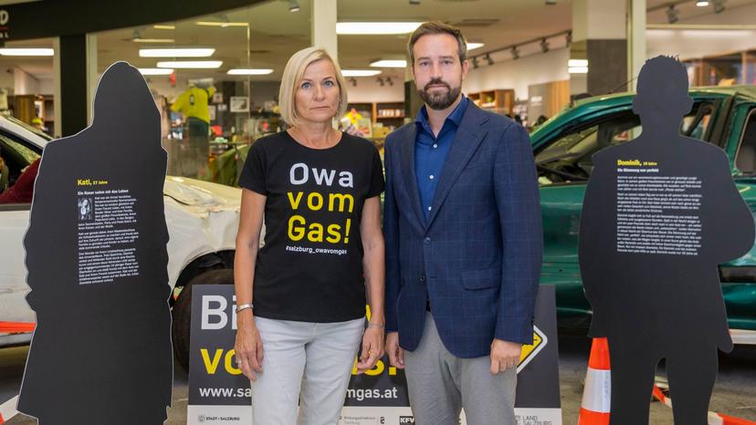 Sabine Peterbauer appelliert: Owa vom Gas!