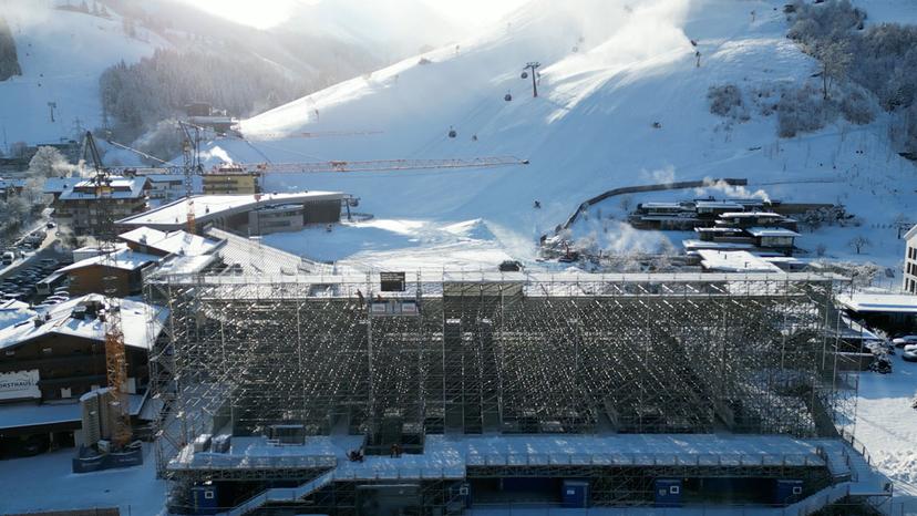 WM-Check: Das große Zielstadion in Hinterglemm