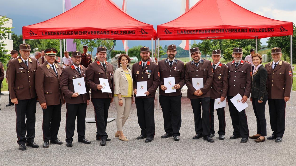 Salzburgs Feuerwehrleute halfen selbstlos in Niederösterreich