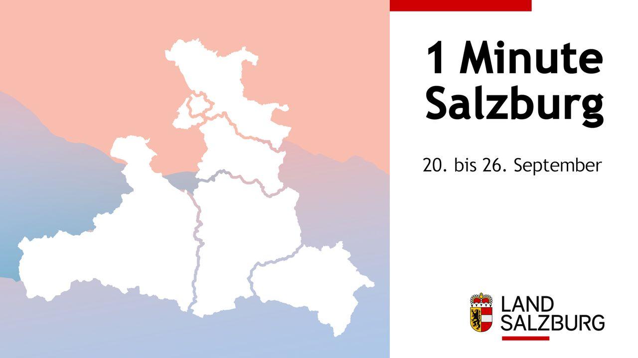 1 Minute Salzburg: 20. bis 26. September Poster