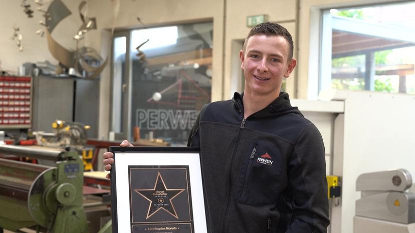 Marcel Scharfetter: Lehrling des Monats Oktober 2025