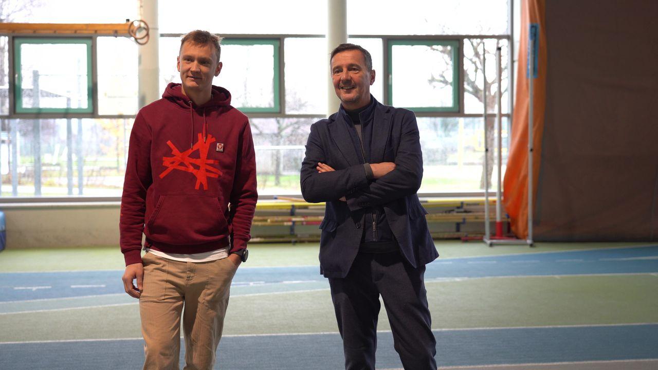 Skispringer absolvieren Abschlusstraining im ULSZ Rif Poster