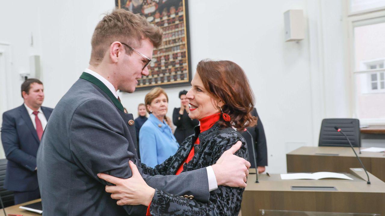 Angelobung Landesrat Maximilian Aigner Poster