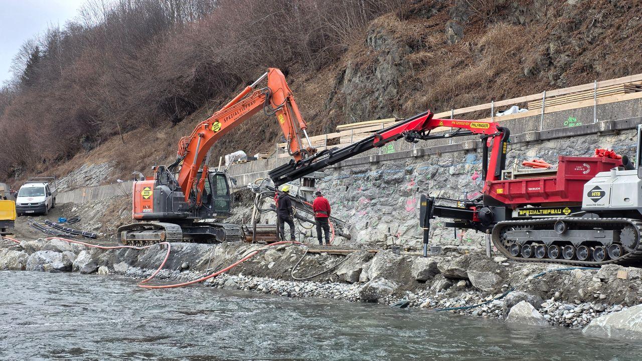 Pinzgaubahn: Wiederaufbau geht bei Hollersbach weiter Poster
