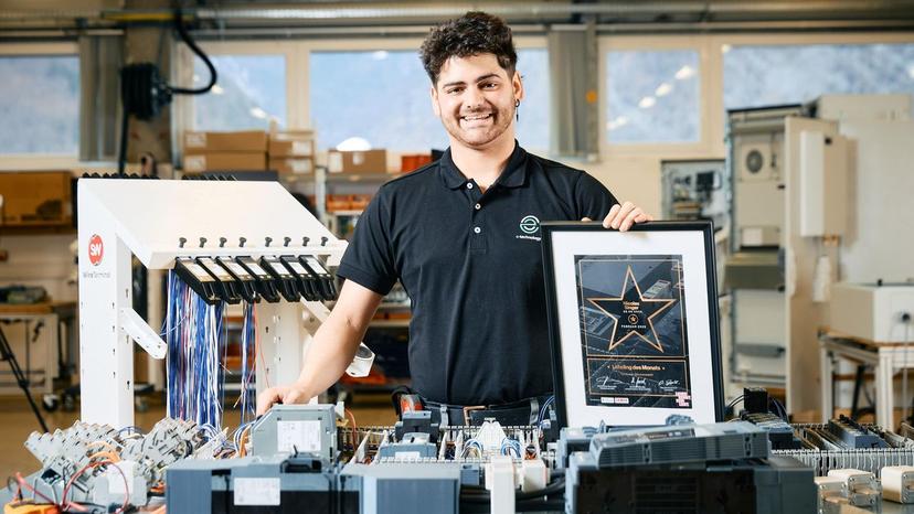 Nicolas Singer: Lehrling des Monats Februar 2026