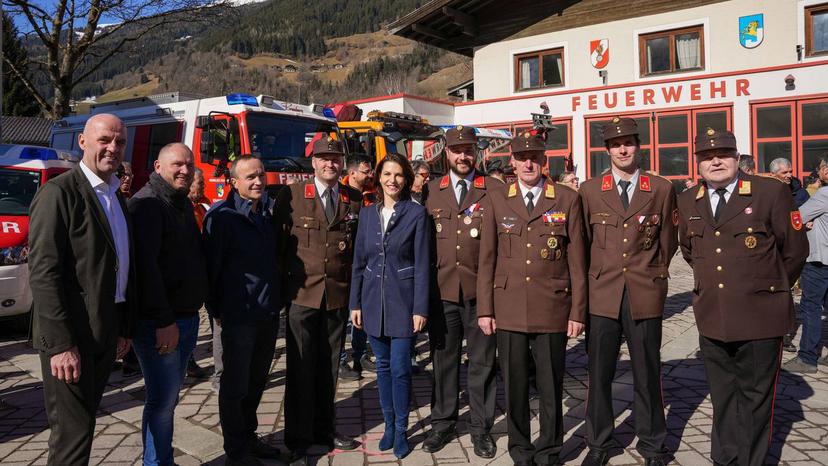 Neues Haus für die Feuerwehr, Gemeinde und Bergrettung
