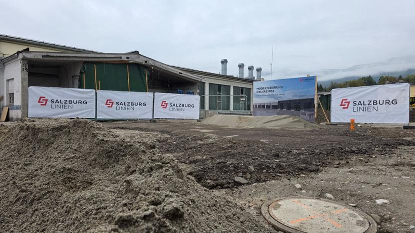 Salzburg Linien modernisieren ihre Obusremise
