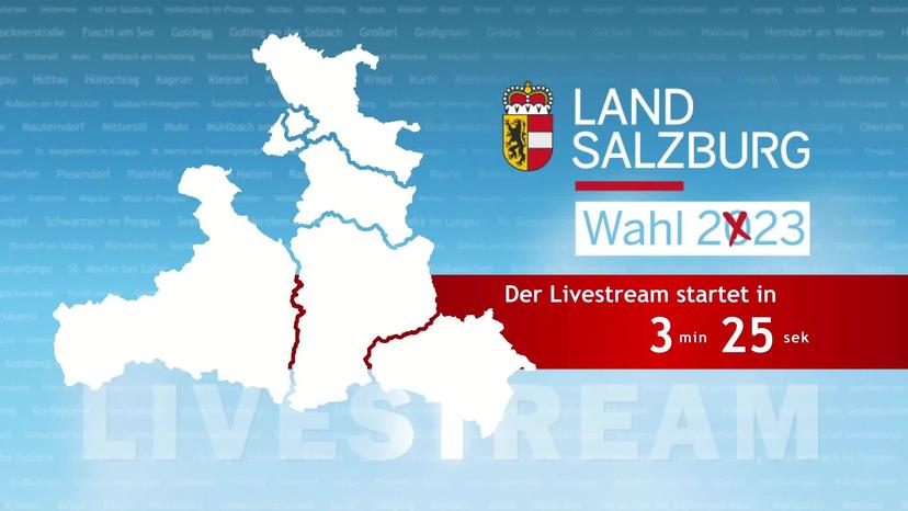 Salzburger Landtagswahl 2023 im Live-Stream