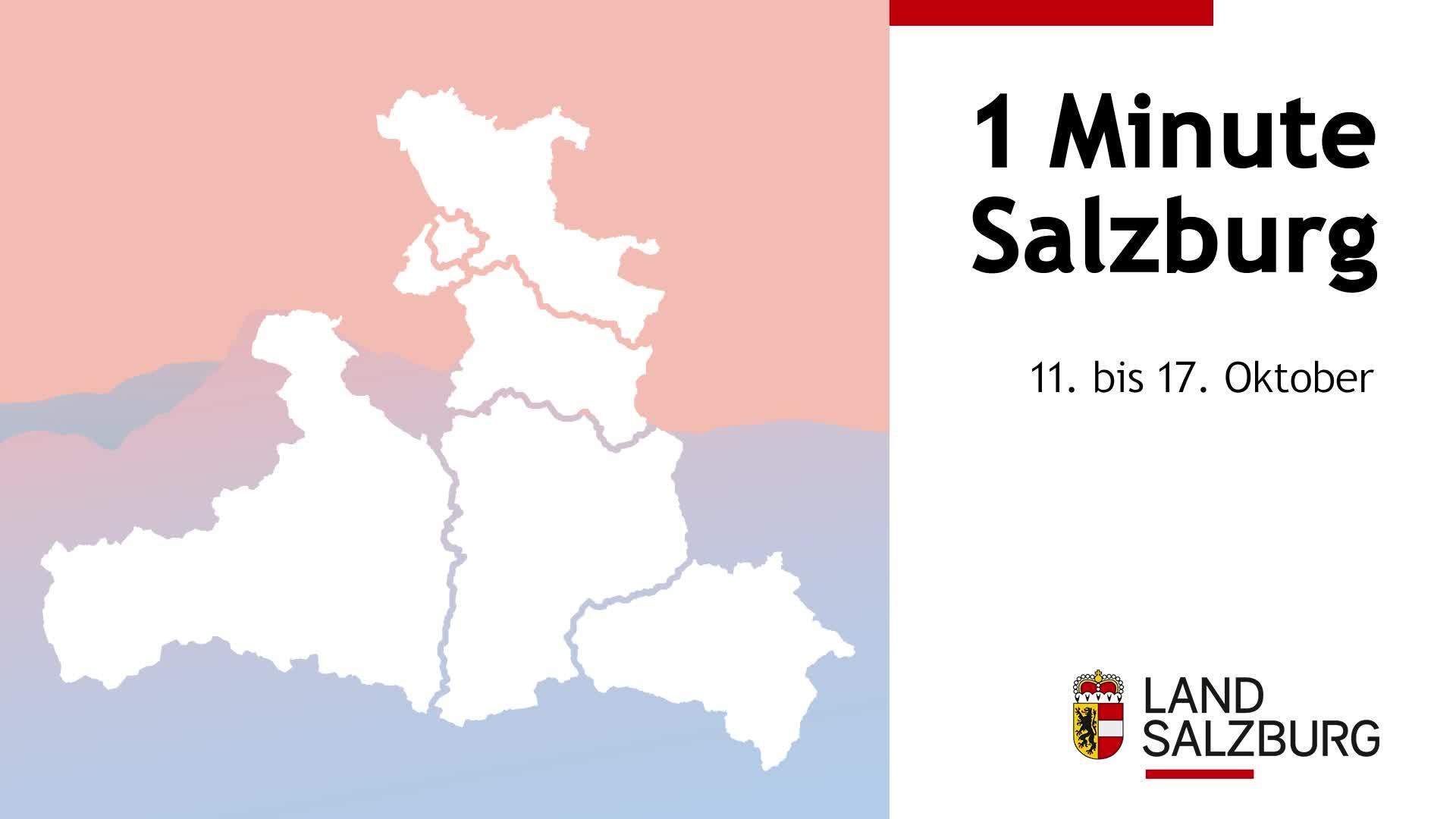 1 Minute Salzburg: 11. bis 17. Oktober 2025 Poster
