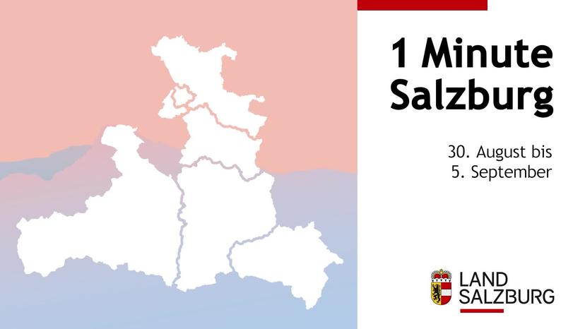 1 Minute Salzburg von 30. August bis 5. September 2025 