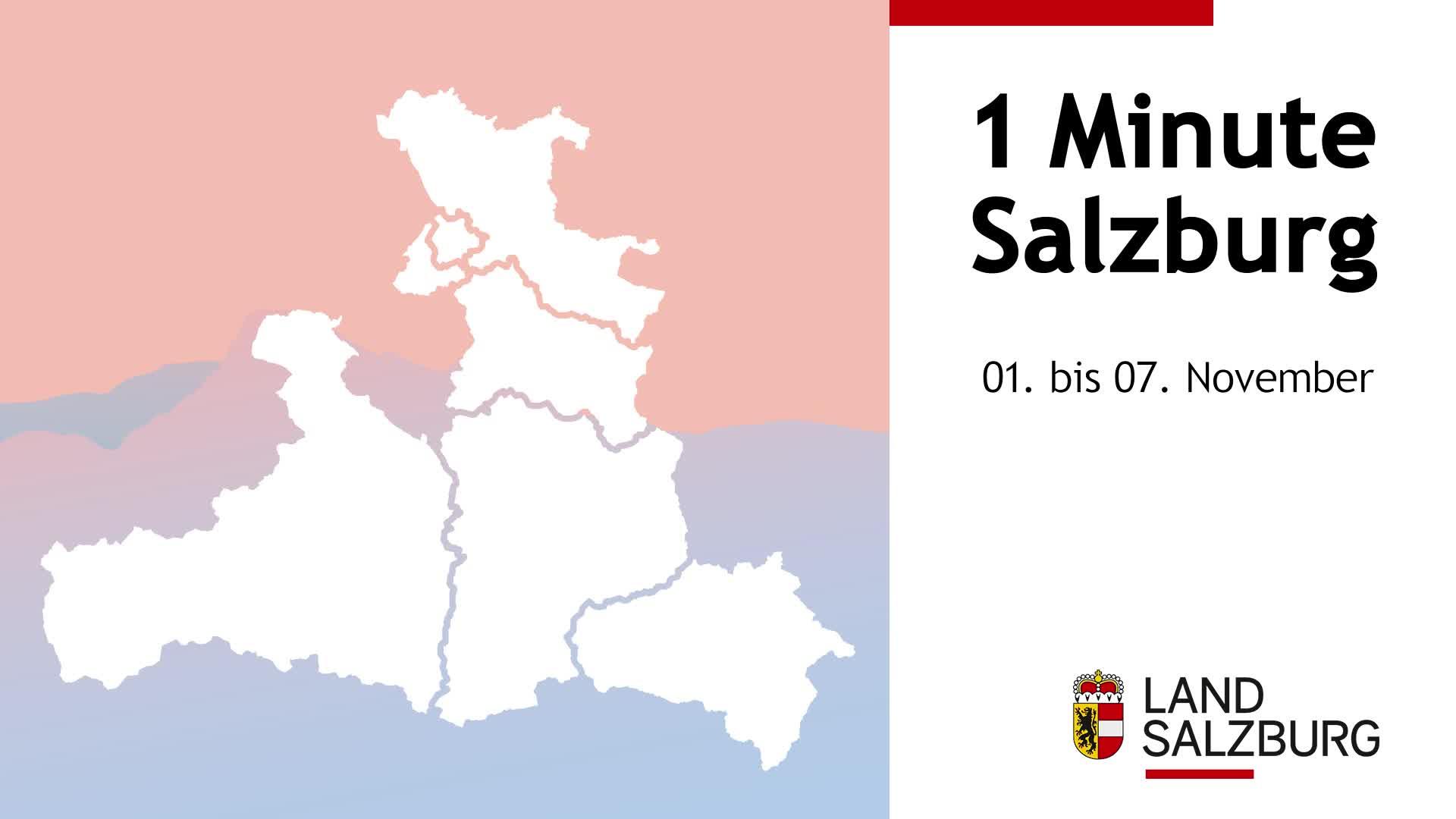 1 Minute Salzburg: 1. bis 7. November 2025 Poster
