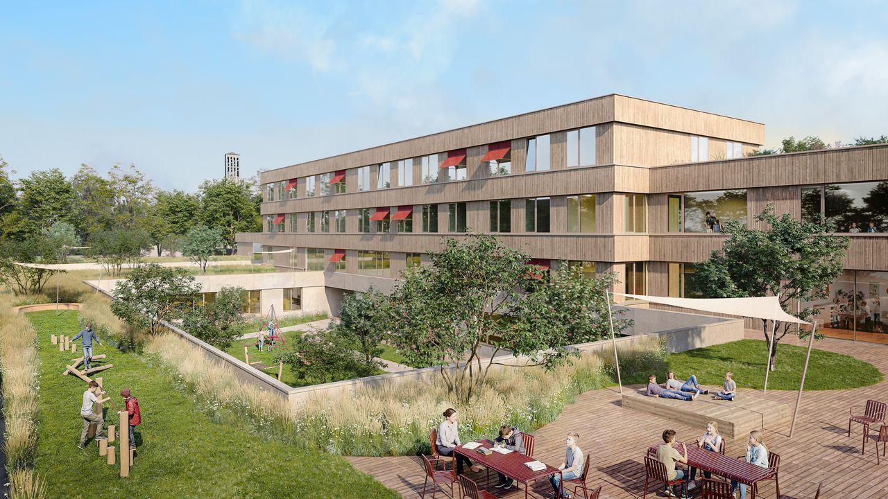 Neubau Sozial-Pädagogisches Zentrum: Pläne präsentiert Poster